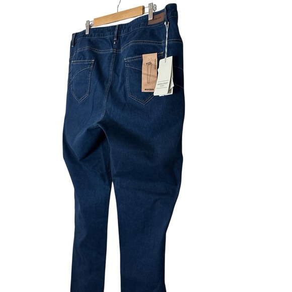 Marina Rinaldi Sport‎ Jeans Women's Size 31 (US 22) Wonder Blue Denim Plus New - Picture 10 of 13